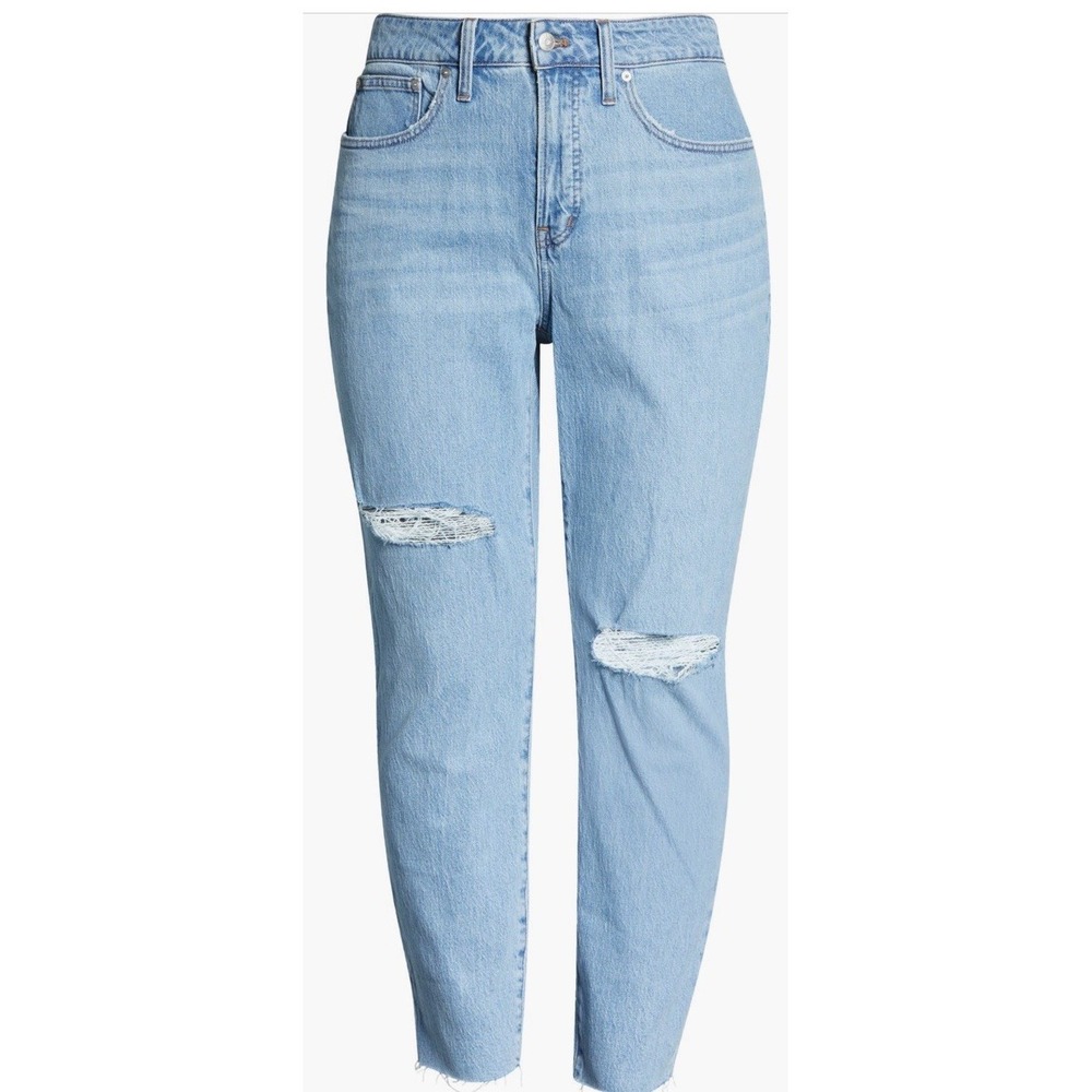 Madewell The Curvy Perfect Vintage Ripped Jeans Plus Size 18 W Was $138! NWT